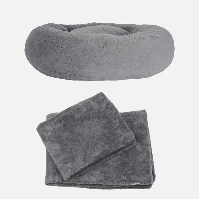 william-walker-comfy-cloud-bundle-rundes-hundebett-hundedecke-set image 1
