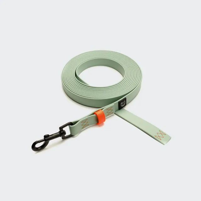 cloud7-schleppleine-biothane-ipanema-mint-neon-orange-5m-10m image 1