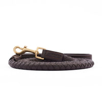 william-walker-twisted-leder-hundeleine-earth-braun image 3