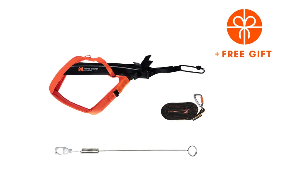 non-stop-dogwear-biking-kit-black-orange-bikej-ring-set-mit-freemotion-harness-5 image 1