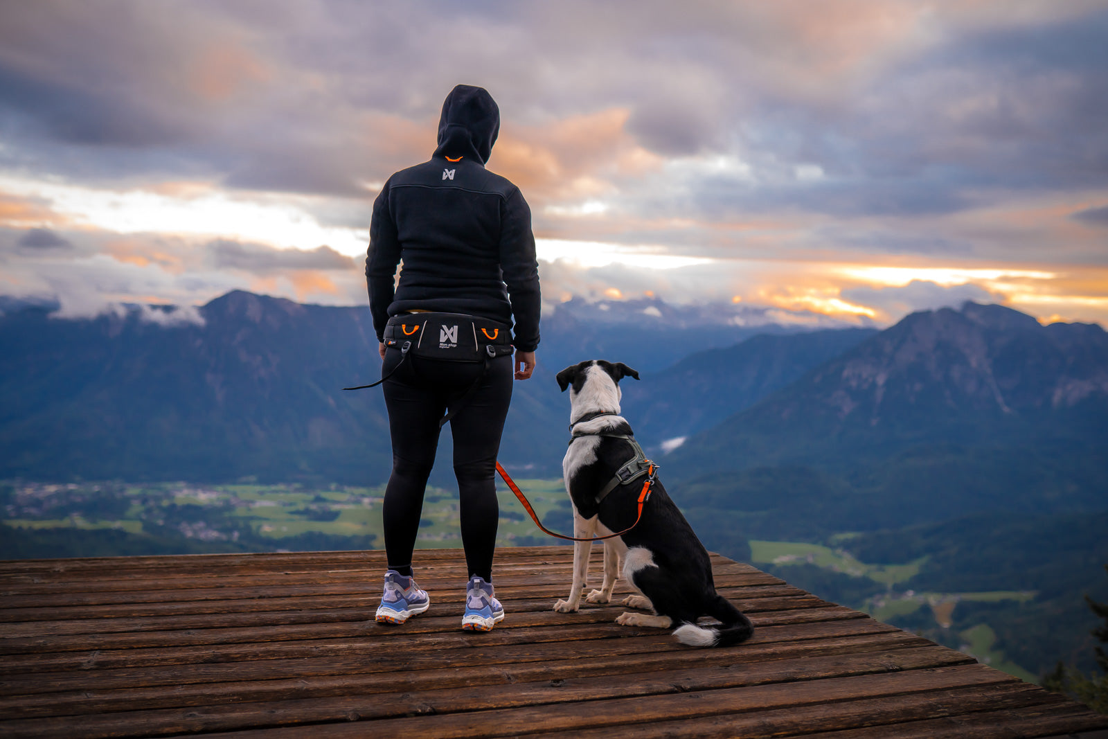 non-stop-dogwear-hoodie-fz-w-damen-fleecejacke-mit-polartec-und-softshell image 3