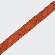 cloud7-ravello-rust-hundehalsband-handgeflochtenes-nubukleder-mit-messingschnall image 4