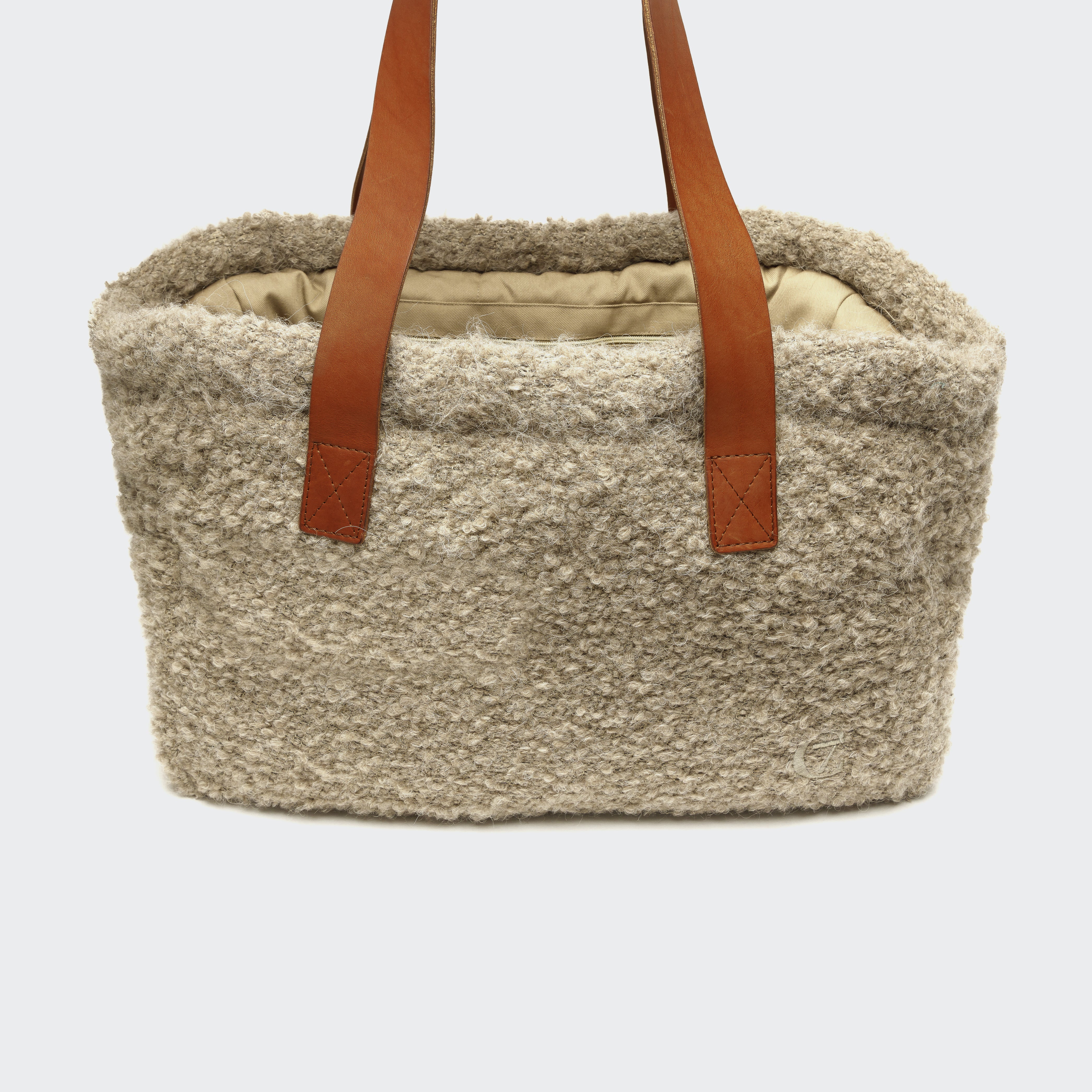 cloud7-verona-wool-beige-hundetasche-aus-wolle image 5