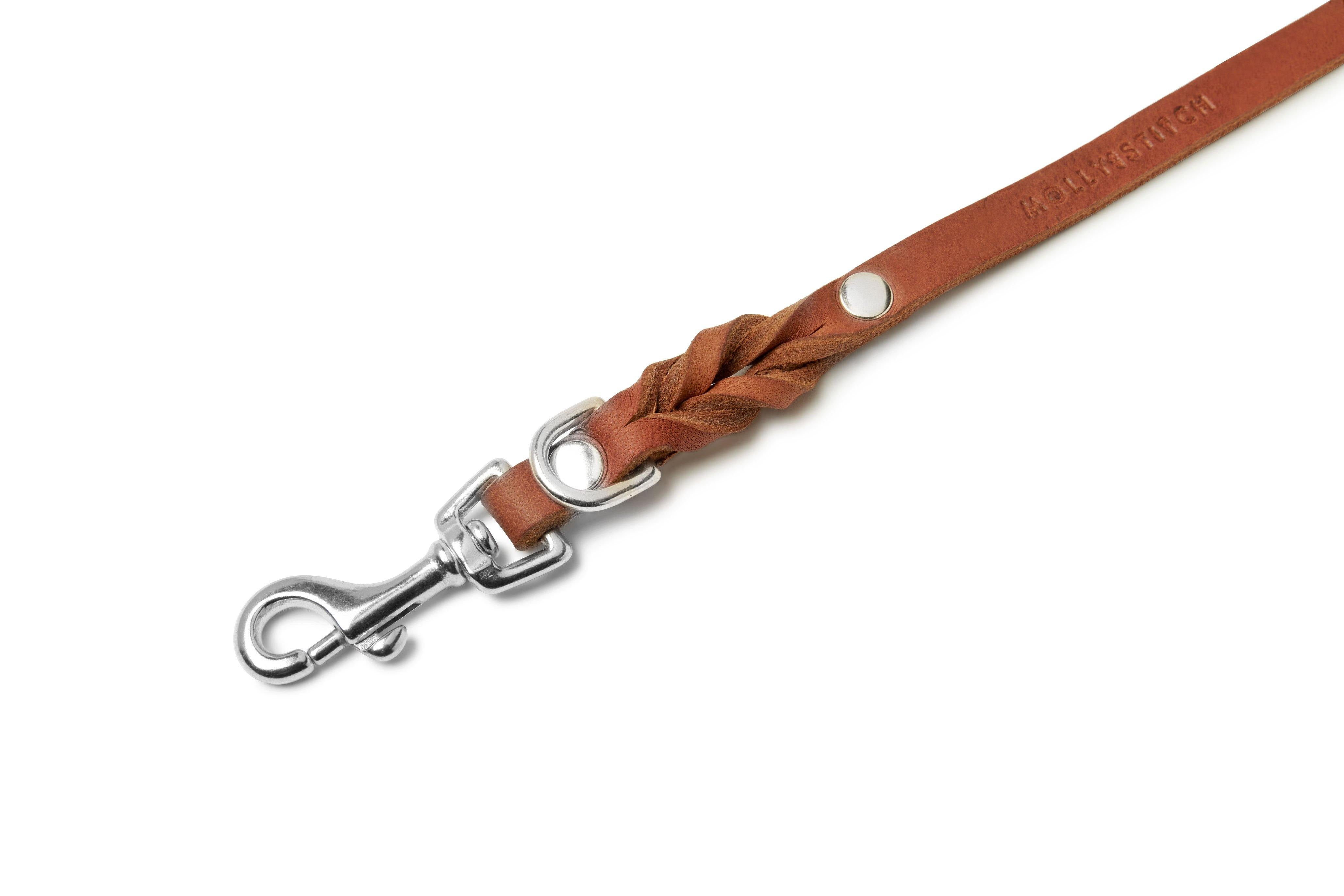 molly-and-stitch-butter-leather-city-hundeleine-sahara-cognac-140-cm image 5