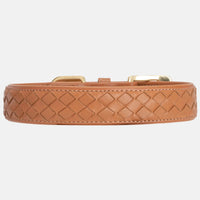 william-walker-leder-hundehalsband-prestige-caramel-braun-geflochten image 3