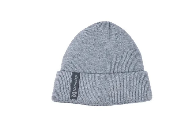 non-stop-dogwear-wool-beanie-2-0-m-tze-aus-100-merinowolle-in-grau image 1