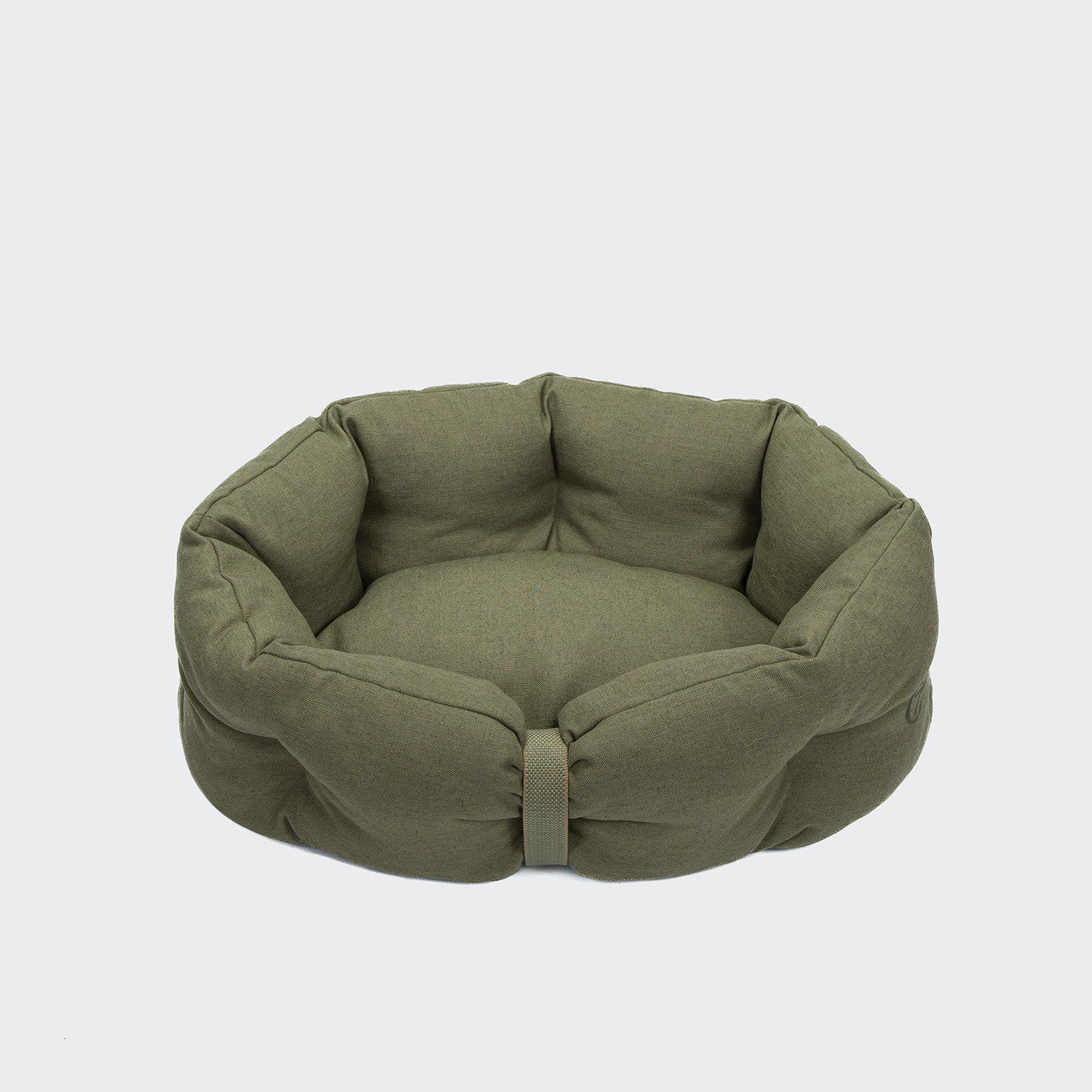 cloud7-lttl-snoozy-linen-mix-hundebett-moss image 3