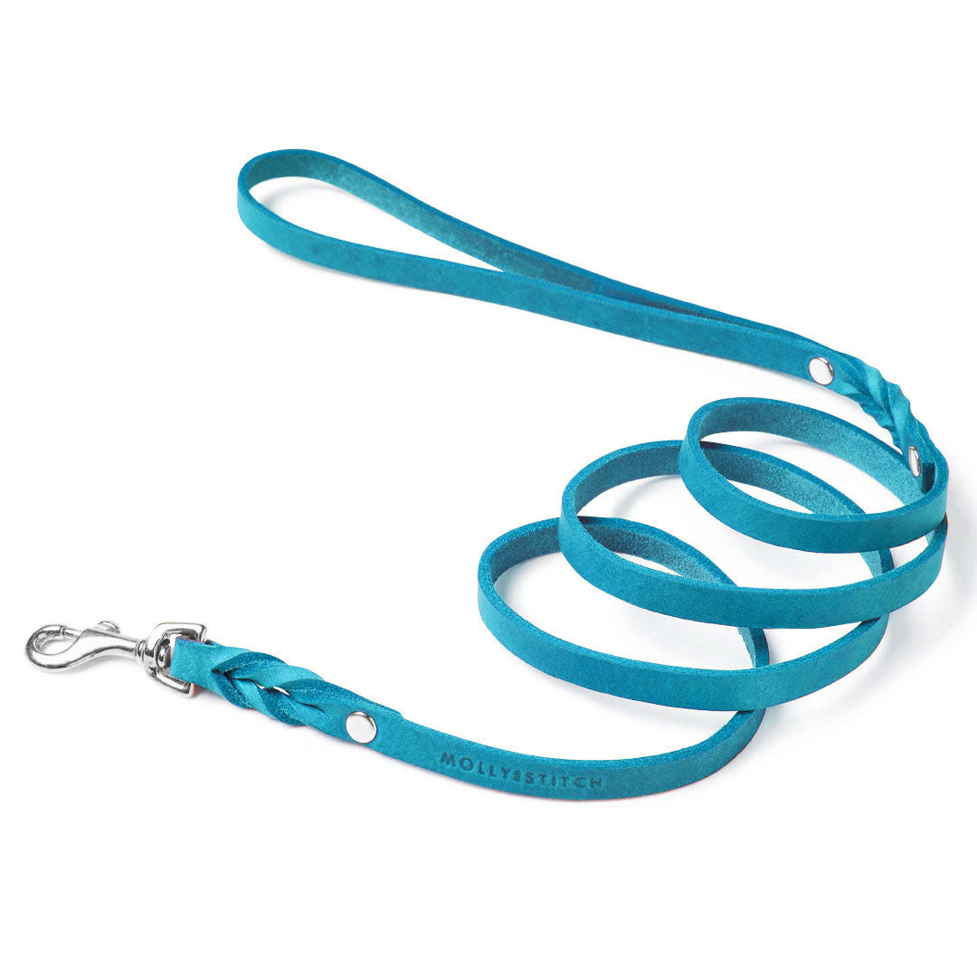 molly-and-stitch-butter-leather-city-hundeleine-fiji-blue image 4