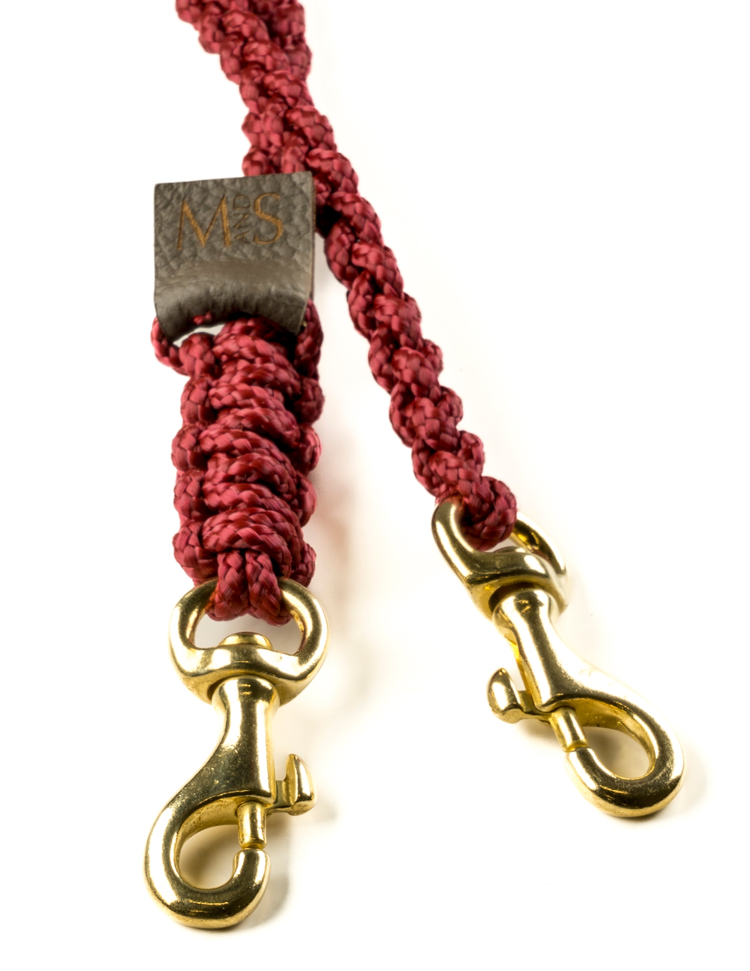 molly-and-stitch-maritime-hundeleine-3-fach-verstellbar-redwine image 5