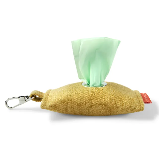 molly-and-stitch-alpine-kotbeutelspender-mustard image 1
