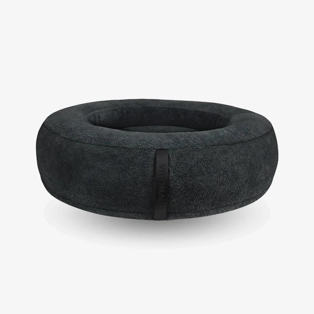 vitomalia-orthopawdic-donut-hundebett-repet-teddy-anthrazit image 1