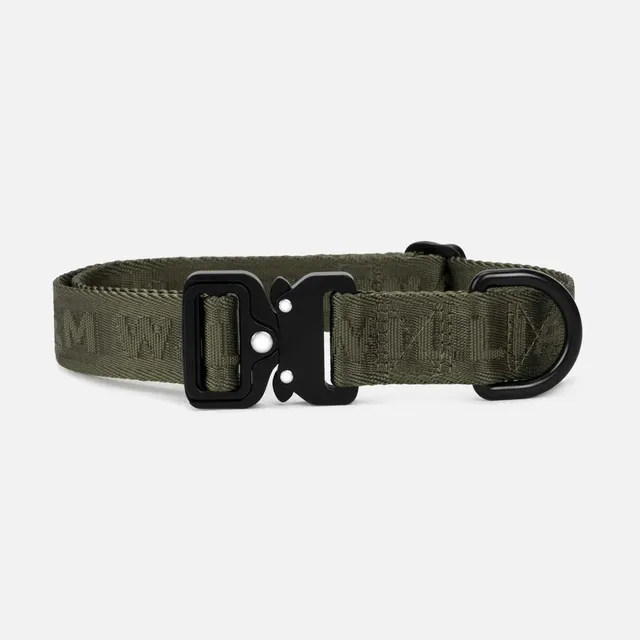 william-walker-jacquard-nylon-hundehalsband-forest-dunkelgr-n image 1