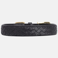 william-walker-leder-hundehalsband-prestige-nero-schwarz-geflochten image 2