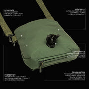 cloud7-aktiv-goodie-bag-olive-crossbody-leckerlibeutel-aus-ripstop image 5