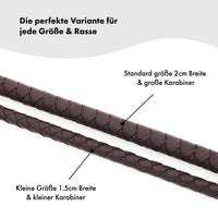 william-walker-twisted-leder-hundeleine-earth-braun image 5