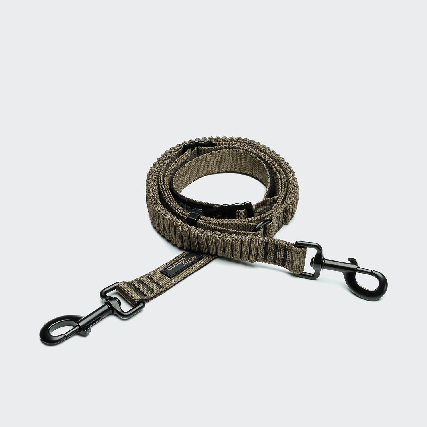 cloud7-aktiv-l-2-jogging-leine-olive-mit-sto-d-mpfung image 1