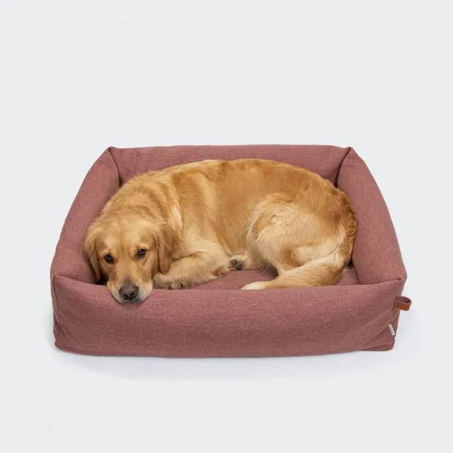 cloud7-sleepy-hundebett-linen-mix-faded-rose-m-lange image 1