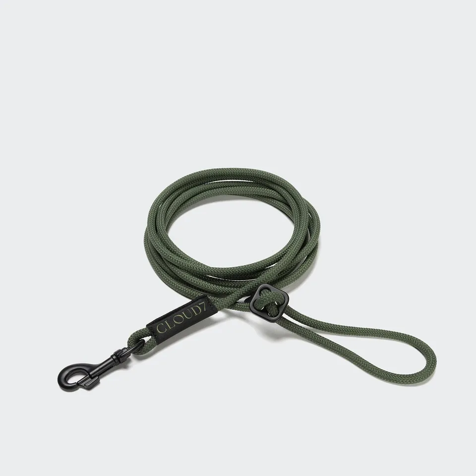 cloud7-seilleine-lttl-dark-olive-leichte-f-hrleine-f-r-welpen-und-kleine-hunde image 1
