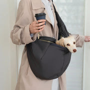 cloud7-lttl-puffer-dog-sling-bag-dark-grey-khaki-hundetasche image 4