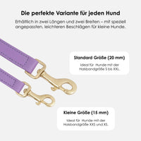 william-walker-leder-hundeleine-lavender-lila image 6