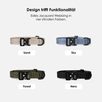 william-walker-jacquard-nylon-hundehalsband-nero-schwarz image 5