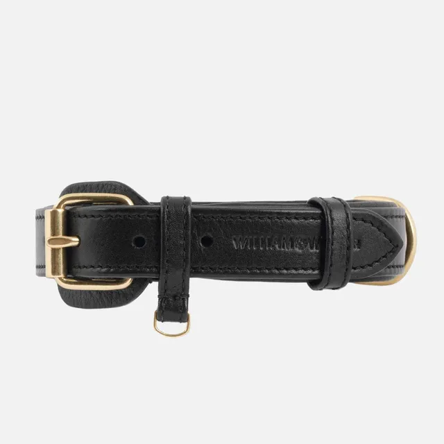 william-walker-leder-hundehalsband-noir-schwarz image 1