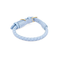 william-walker-twisted-sky-leder-hundehalsband-hellblau-geflochten image 4
