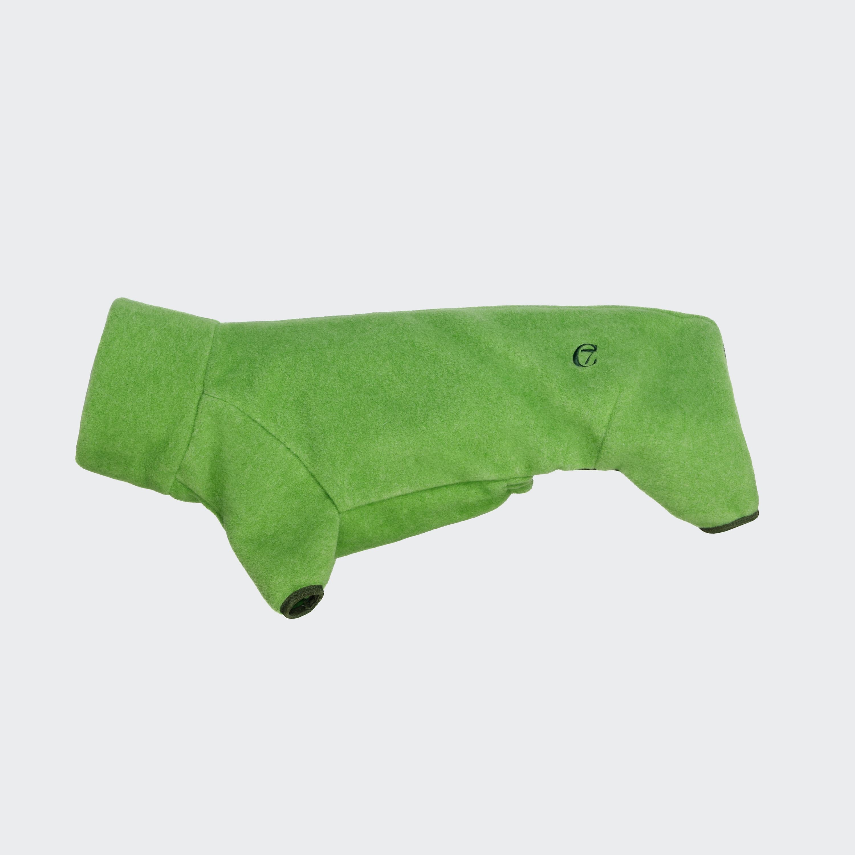 cloud7-hundepullover-dackel-fleece-cornwall-lime-green image 2