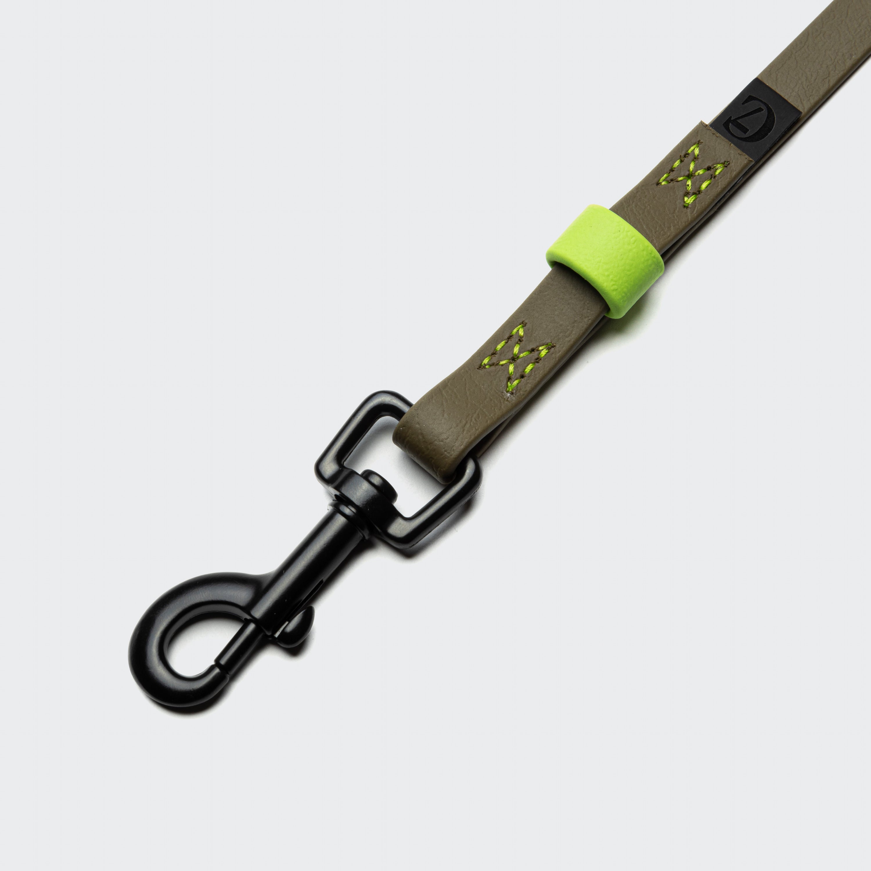 cloud7-ipanema-olive-neon-green-schleppleine-aus-biothane-5-m-10-m image 2