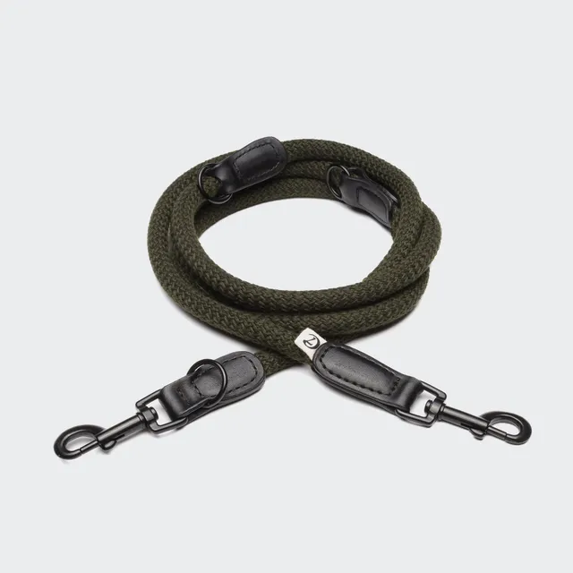 cloud7-hundeleine-mauerpark-olive-2-20m-vegane-seilleine-verstellbar image 1