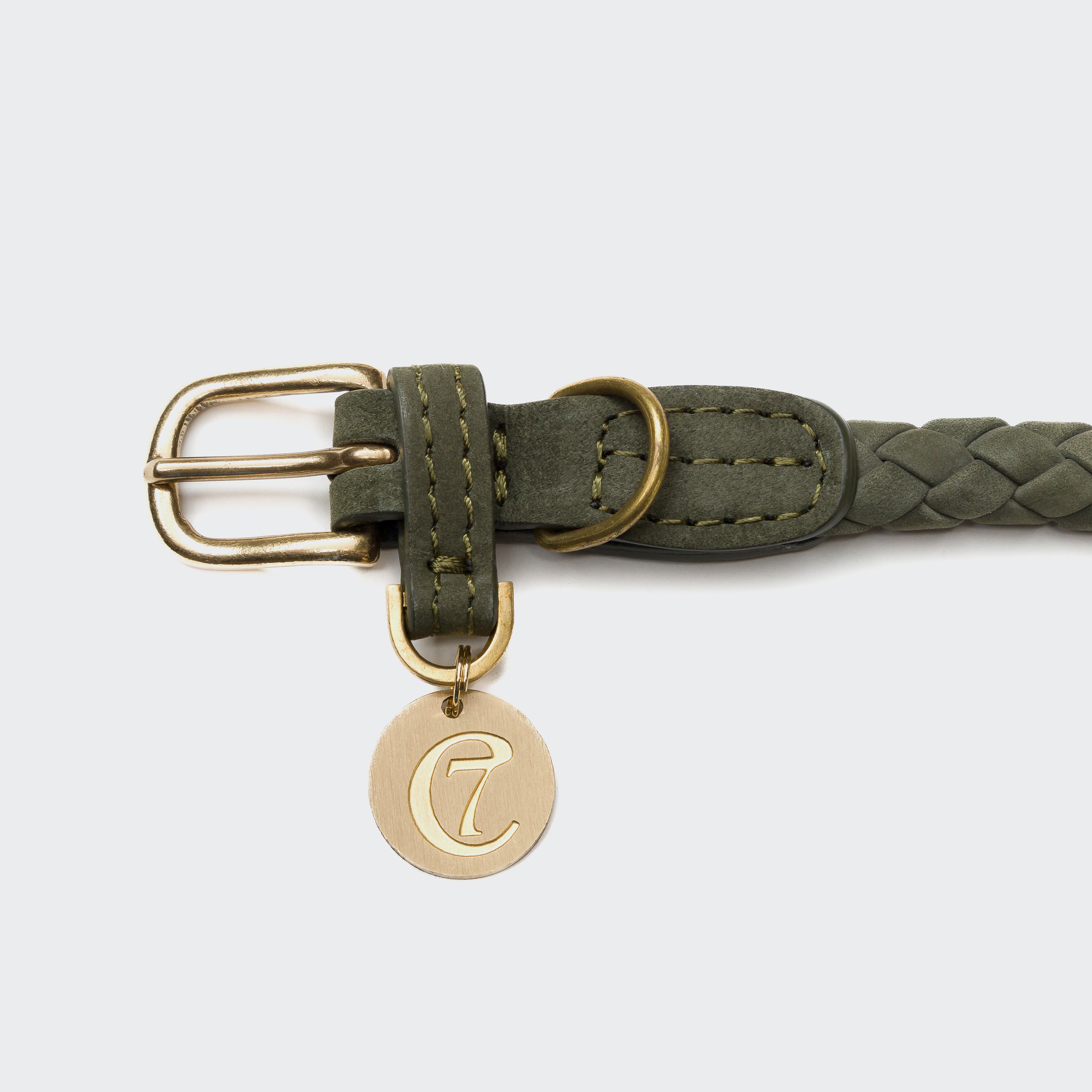 cloud7-ravello-hundehalsband-leder-moss image 4