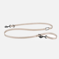 william-walker-jacquard-nylon-hundeleine-sand-beige-3-fach-verstellbar image 5