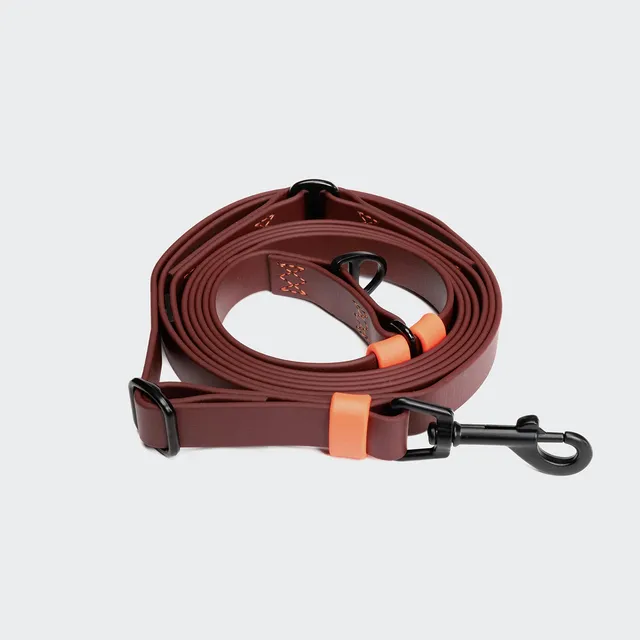 cloud7-ipanema-hands-free-hundeleine-biothane-dark-aubergine image 1