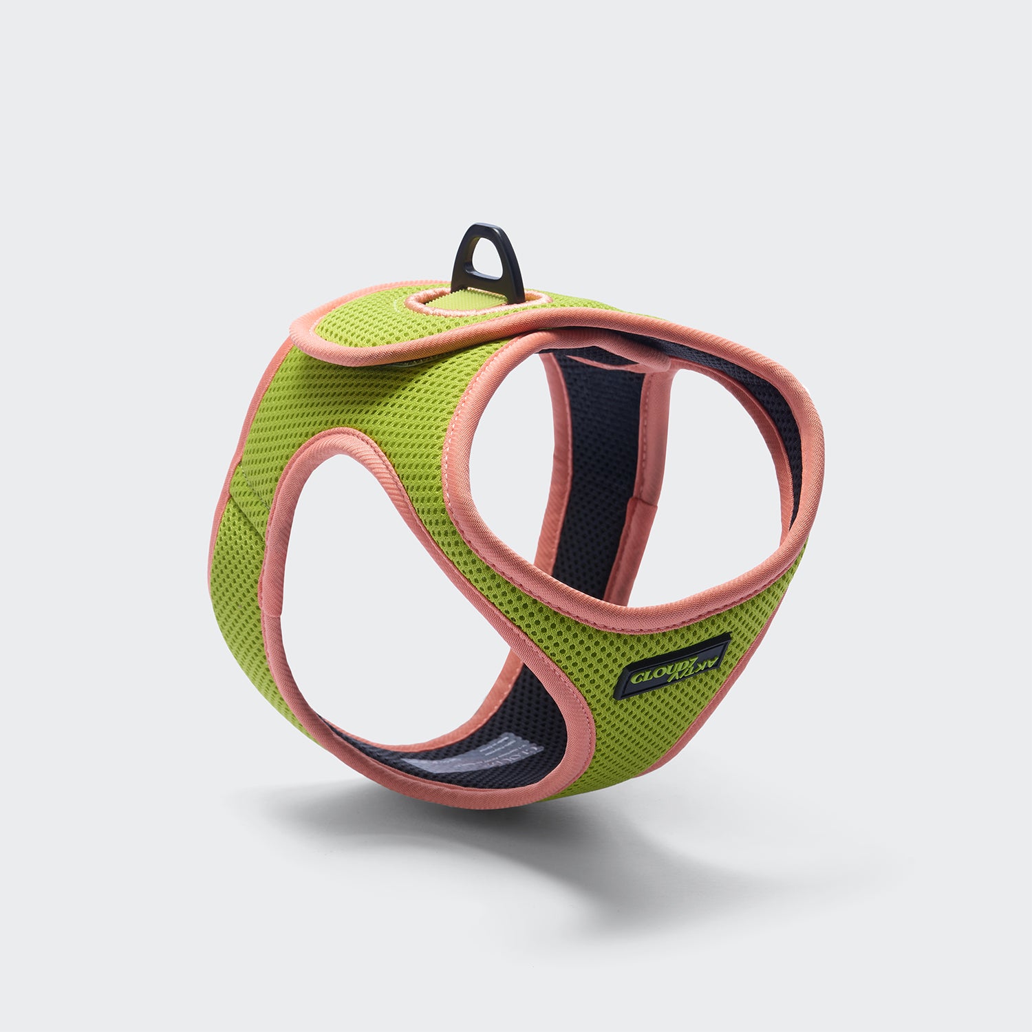 cloud7-v-1-westengeschirr-aktiv-air-mesh-peach-neon-green-f-r-kleine-hunde image 1
