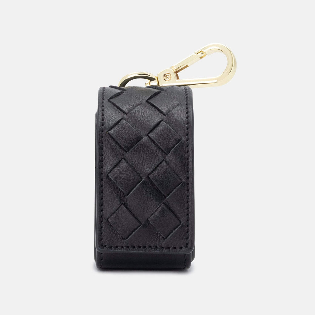 william-walker-kotbeutelspender-prestige-nero-schwarz-flecht-nappa image 1
