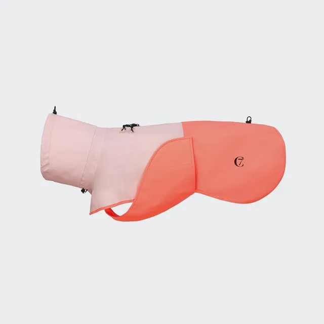 cloud7-aktiv-hunderegenmantel-peach-neon-pink image 1