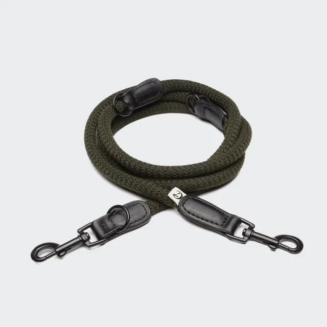 cloud7-mauerpark-hundeleine-olive-vegane-kaktusleder-leine-2-2-m-l-ngenverstellb image 1