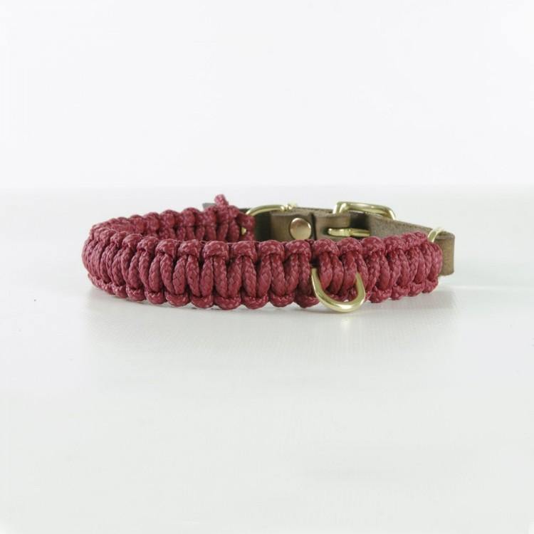 molly-and-stitch-touch-of-leather-hundehalsband-redwine image 2