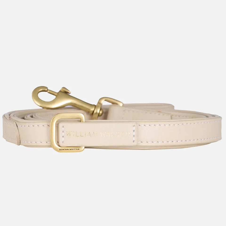 william-walker-luxe-glattleder-hundeleine-almond-beige image 1
