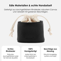 william-walker-leckerlibeutel-noir-schwarz-leder-trainingsbeutel image 2