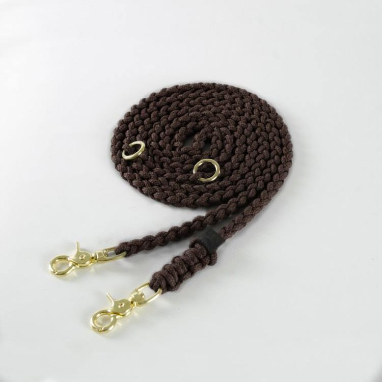 molly-and-stitch-maritime-hundeleine-verstellbar-2-m-chocolate image 1