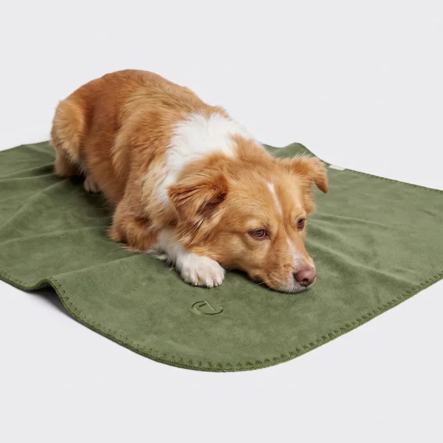 cloud7-siesta-hundedecke-fleece-moss-green image 1