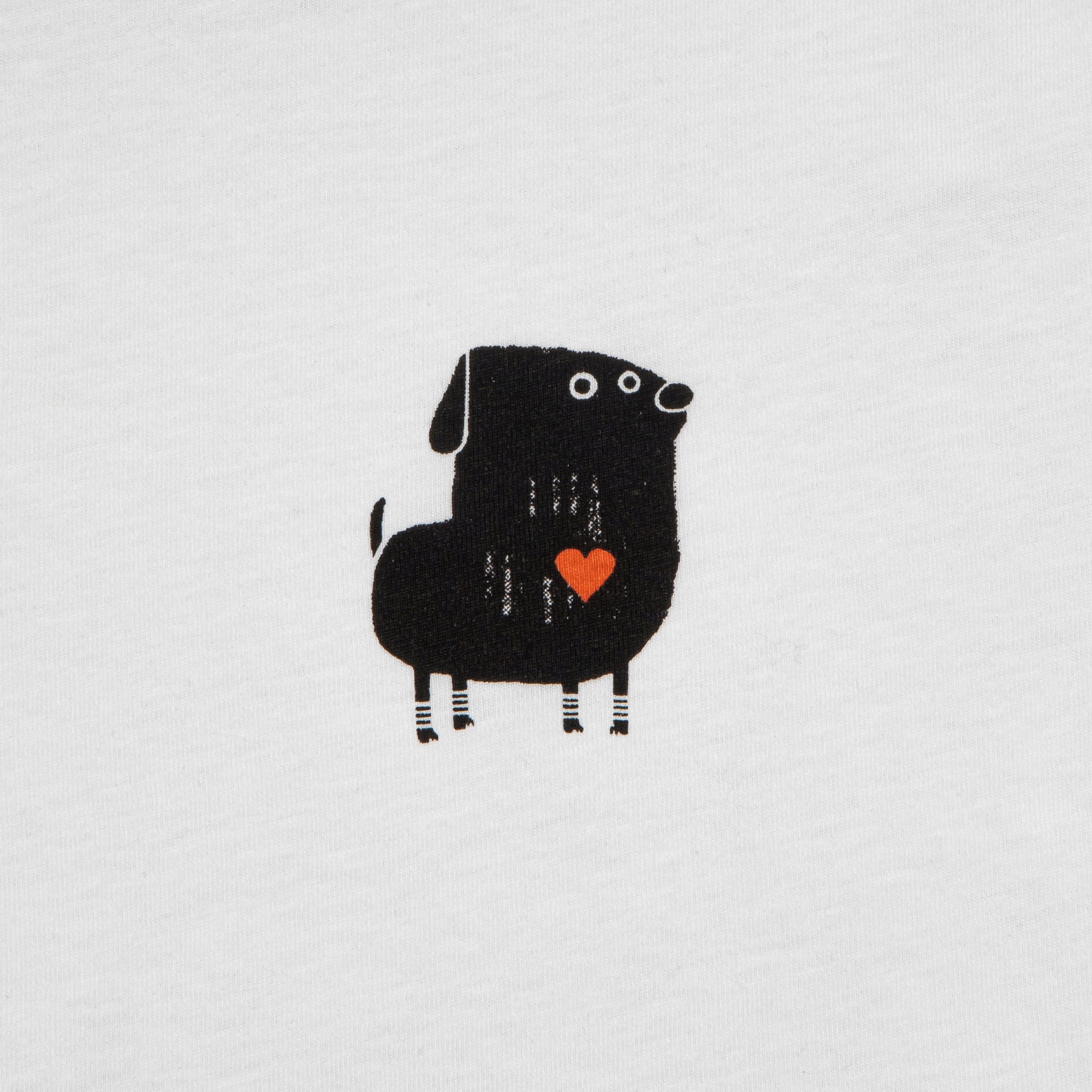 cloud7-resc7ue-t-shirt-heart-white-unisex-biobaumwolle image 2