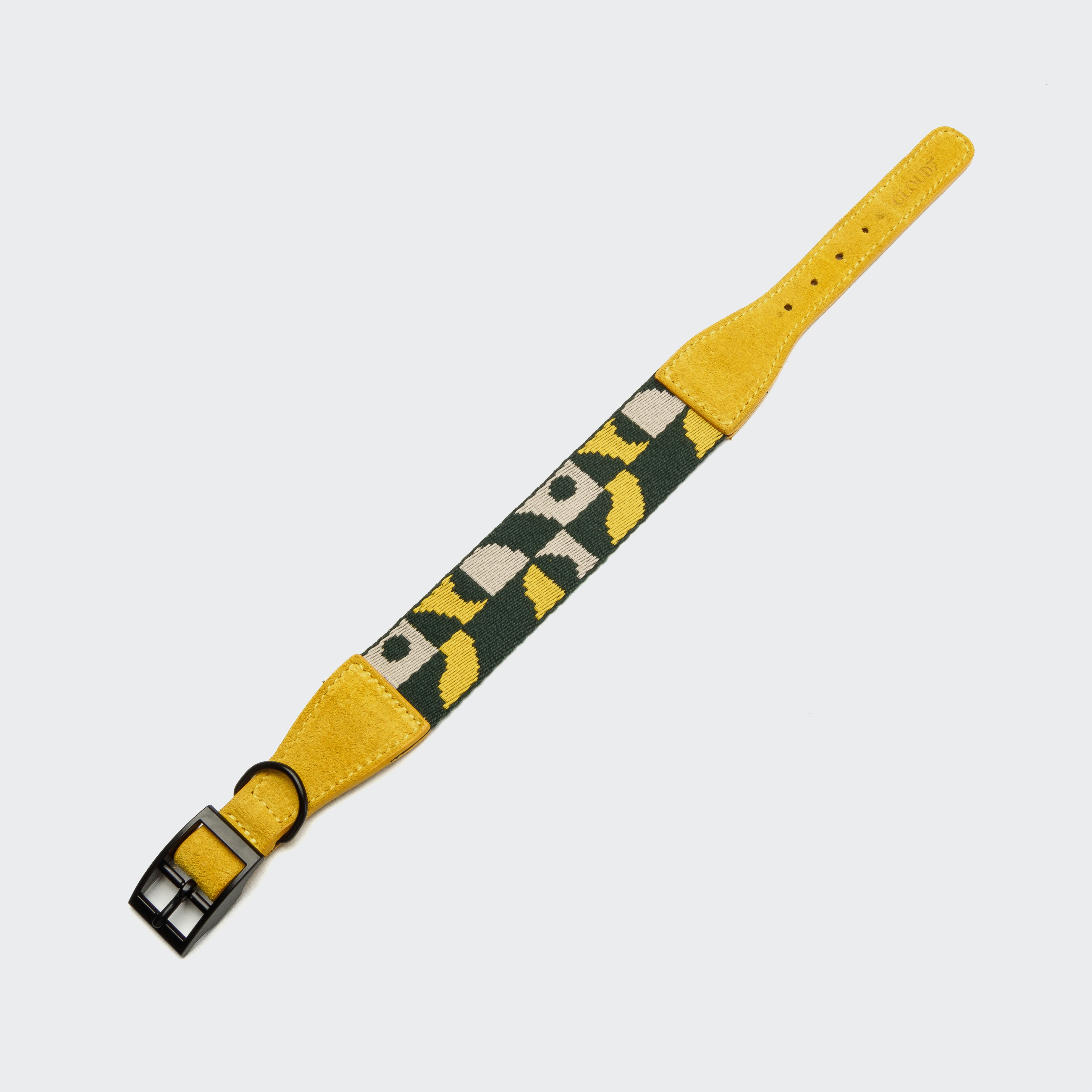 cloud7-maksimir-park-hundehalsband-wide-green-yellow image 3