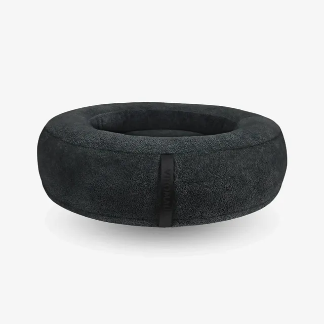 vitomalia-orthopawdic-donut-hundebett-repet-teddy-anthrazit image 1