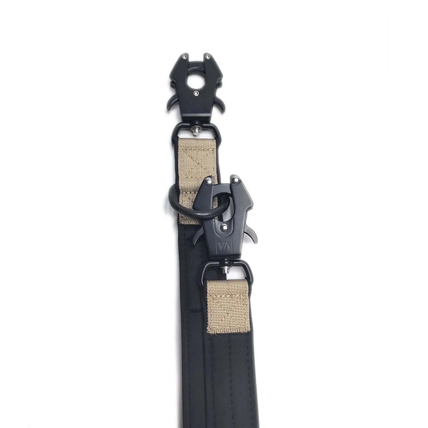vitomalia-extreme-edition-verstellbare-hundeleine-2-2-m-froschkarabiner-beige image 3