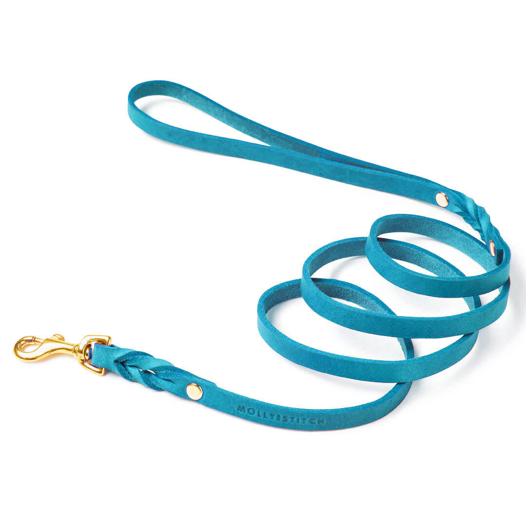 molly-and-stitch-butter-leather-city-hundeleine-fiji-blue image 3