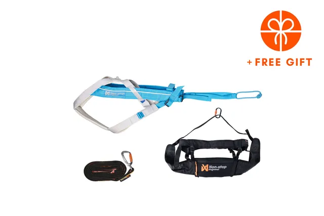 non-stop-dogwear-canix-kit-blue-gray-zuggeschirr-set-f-r-canicross image 1
