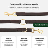 william-walker-earth-leder-hundeleine-braun-f-hrleine-cityleine image 2