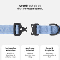 william-walker-jacquard-nylon-hundehalsband-sky-hellblau image 2